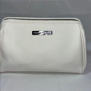 Rodan + Fields White PU Women's Cosmetics Travel Toiletry Bag